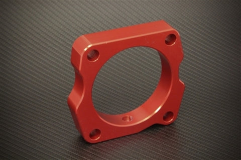 Torque Solution Throttle Body Spacer (Red): Honda Accord 2008+ 2.4L