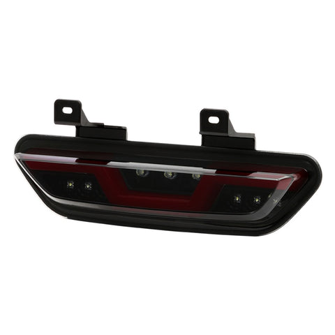 Spyder 15-16 Ford Mustang LED Reverse Lights - Black Smoke w/ Red Bar (ALT-YD-FM15RED-REV-BSM)