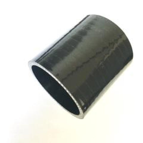 Ticon Industries 4-Ply Black 2.5in Straight Silicone Coupler