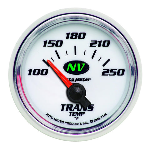 Autometer NV 2 1/16" 100-250 Deg F Digital Transmission Temp Gauge