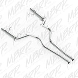 MBRP Armor Lite Cat-Back Exhaust; Race Version 11-14 Mustang GT
