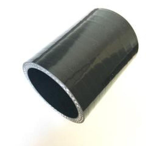 Ticon Industries 4-Ply Black 2.0in Straight Silicone Coupler