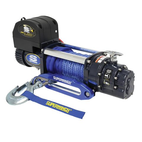 Superwinch 9500 LBS 12 VDC 3/8/in x 80ft Synthetic Rope Talon 9.5SR Winch