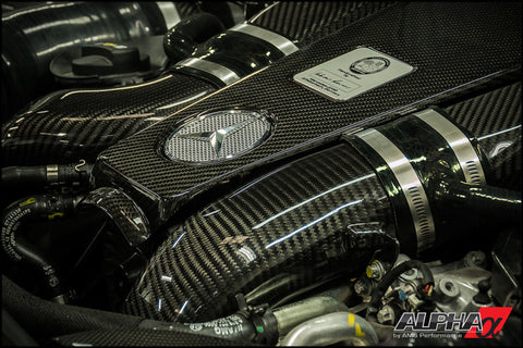 AMS Performance 2014+ Mercedes-Benz CLS63 AMG 4Matic Alpha Carbon Fiber Engine Cover