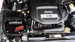Corsa 12-18 Jeep Wrangler JK 3.6L V6 Closed Box Air Intake w/ DryTech 3D Dry Filter