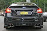 Rally Armor 15+ Subaru WRX & STi Sedan Only UR Black Mud Flap w/ Grey Logo and Altered Font