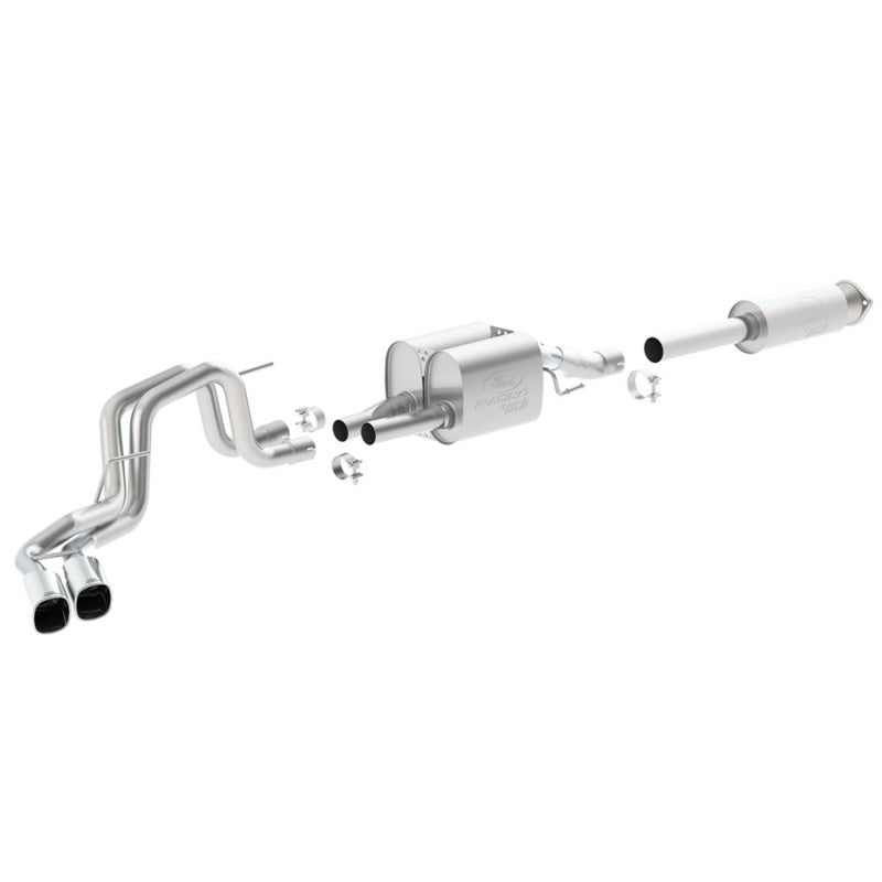 Ford Racing 2011-2014 F-150 Svt Raptor 6.2l Cat-back Sport Exhaust Sys 