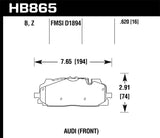 Hawk 18-19 Audi S5 Performance Ceramic Street Front Brake Pads