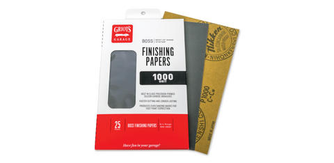 Griots Garage BOSS Finishing Papers- 1000g - 5 .5in x 9in (25 Sheets)