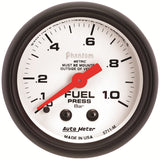 Autometer Phantom 2-1/16in 0-1.0 Bar Mechanical Fuel Pressure Gauge