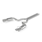 MBRP Armor Pro Cat-Back Exhaust; Street Version 18-23 Mustang GT w/o Active Exhaust