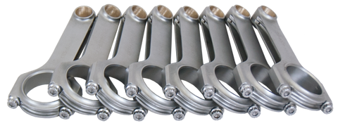 Eagle Chevrolet Small Block H-Beam Connecting Rods w/ ARP L19 Bolts (Set of 8)