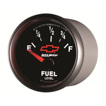 Autometer GM Bowtie Black 2-1/16 Fuel Level, 0-90 , Air-Core 8-18V