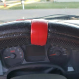 BuiltRight Industries 09-14 Ford Raptor Steering Wheel Stripe Kit - Red