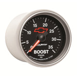 Autometer GM Bowtie Black 2-1/16 Fuel Level, 0-90 , Air-Core 8-18V