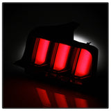 Spyder 05-09 Ford Mustang (Red Light Bar) LED Tail Lights - Black ALT-YD-FM05V3-RBLED-BK