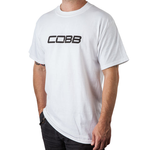 Cobb Tuning Logo Mens White T-Shirt - Large