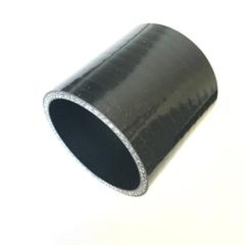 Ticon Industries 4-Ply Black 2.75in Straight Silicone Coupler