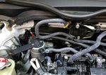 J&L 16-19 Honda Civic 1.5L Turbo (EX & Si) Passenger Side Oil Separator 3.0 - Clear Anodized
