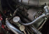 J&L 11-17 Ford Mustang V6 Passenger Side Oil Separator 3.0 V2 - Clear Anodized