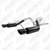 MBRP Armor BLK Cat-Back Exhaust; Race Version 11-14 Mustang GT