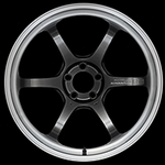 Advan R6 20x10.5 +24mm 5-114.3 Machining & Racing Hyper Black Wheel