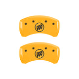 MGP 4 Caliper Covers Engraved Front Buick Rear Yellow Finish Black Char 2015 Buick Regal