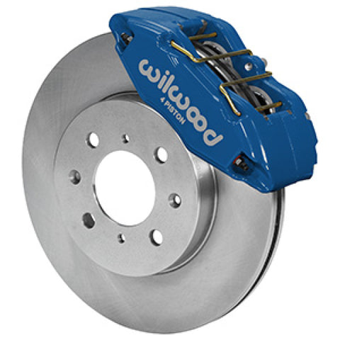 Wilwood DPHA Front Caliper & Rotor Kit Honda / Acura w/ 262mm OE Rotor - Competition Blue