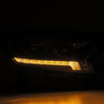 AlphaRex 2016+ Ford Ranger PRO-Series Proj Headlights Plank Style Alpha Black w/Seq Signal/DRL