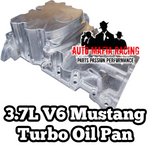3.7L V6 Mustang Turbo Oil Pan (-10AN Welded Drain Fitting)