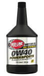 Red Line 0W40 Motor Oil Quart (For Four-Stroke Dirt Bikes/ ATVs/ Powersports Applications) - Single