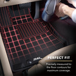 3D MAXpider 22-23 Rivian R1S Kagu 2nd Row Floormats - Black