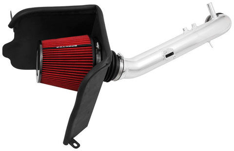 Spectre 12-16 Toyota Tacoma 2.7L F/I Air Intake Kit - Polished w/Red Filter