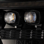AlphaRex 12-15 Toyota NOVA LED Proj Headlights Plank Style Alpha Blk w/Activ Light/Seq Signal/DRL