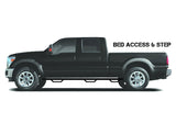 N-Fab Podium SS 15.5-19 Dodge RAM 1500 Crew Cab 6.4ft Bed- - Bed Access - Polished - 3in