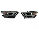 Raxiom Projector Headlights for OEM HID Bulbs; Black Housing; Clear Lens