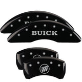 MGP 4 Caliper Covers Engraved Front Buick Rear Black Finish Silver Char 2018 Buick Enclave