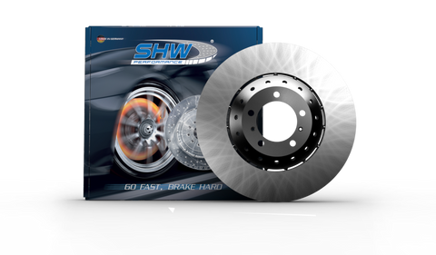 SHW 19-20 Ford Mustang Shelby GT350 5.2L (From 2/4/2019) Rear Smooth Lightweight Brake Rotor