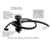 15-23 Mustang 2.3 Ecoboost Billet Dual Breather Tank UPR VTA Catch Can