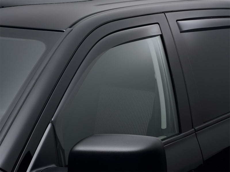 WeatherTech 09 Dodge Ram 1500 Front Side Window Deflectors Dark Smo Auto Mafia Racing