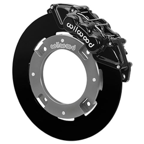 Wilwood 17-21 Can-Am X3RS Black Front Kit 11.25in - Undrilled Rotors