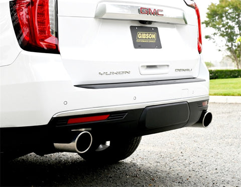 Gibson 21-22 Chevy Tahoe High Country 6.2L 4WD 2.5in Cat-Back Dual Split T409 SS Exhaust - Polished