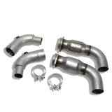 BBK 2015-23 Mustang GT 3 Short Mid Pipe Kit w Cats (Use LT Header P 1633/16330/16335/1856/18560)