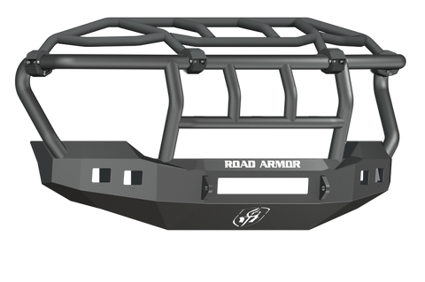 Road Armor 11-16 Ford F-250 Stealth Front Bumper w/Intimidator Guard - Tex Blk