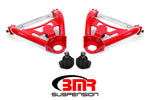 BMR 64-72 A-Body Upper Non-Adj. A-Arms w/ Stock Spindles (Polyurethane) - Red