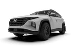 Rally Armor 2022 Hyundai Tucson Black UR Mud Flap - Metallic Black Logo