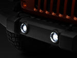 Raxiom 07-22 Jeep Wrangler JK/JL Axial Series Tri-Bar LED Fog Lights- White