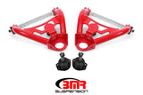 BMR 64-72 A-Body Pro-Touring Upper A-Arms w/ Tall Ball Joint (Delrin) - Red