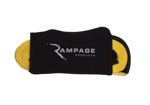 Rampage 1955-2019 Universal Recovery Trail Strap 4ftX 20ft - Yellow