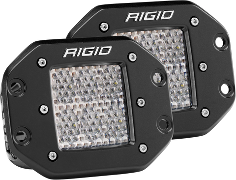 Rigid Industries D2 - Flush Mount - 60 Deg. Lens
